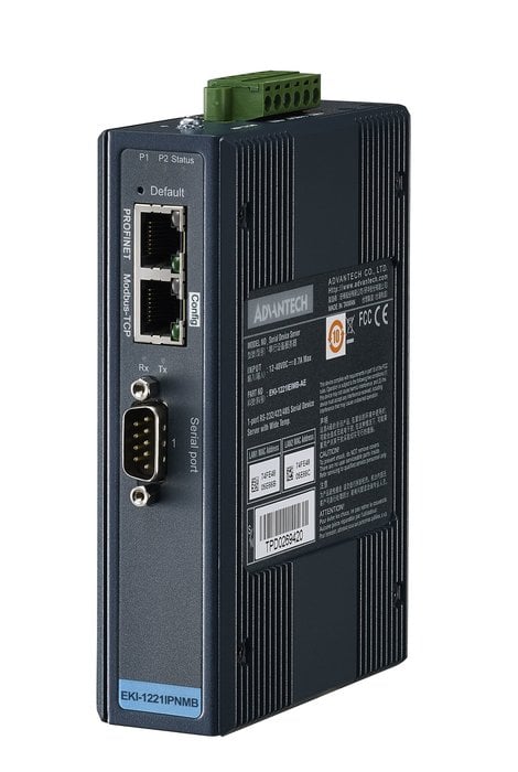 Advantech introduceert twee nieuwe EKI-1221IEIMB & EKI-1221IPNMB protocol gateways voor naadloze protocolconversie